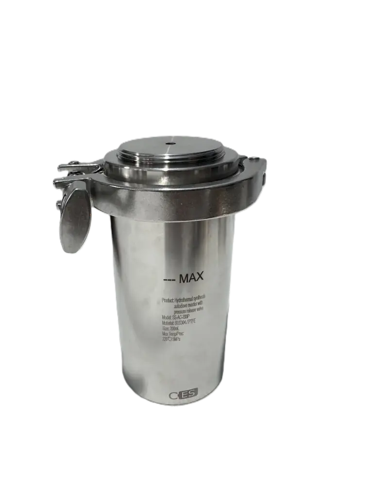 [SS-AC-25P] Hydrothermal Synthesis Autoclave Reactor with Pressure Safety Valve (25ml)