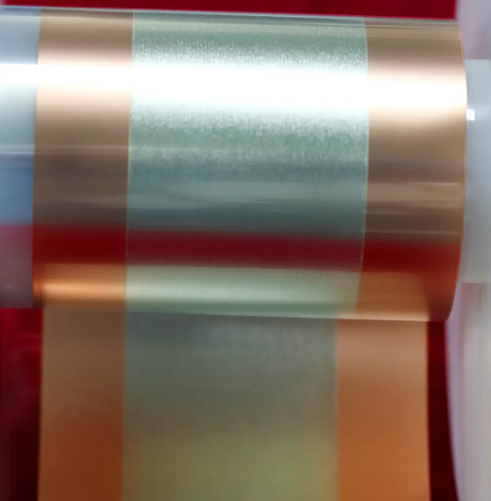 Lithium on copper foil