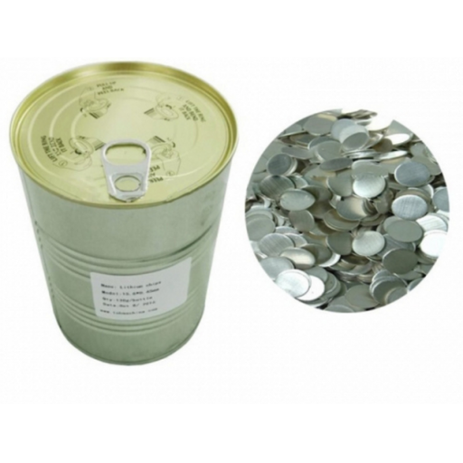 Coin Shaped Lithium Metal