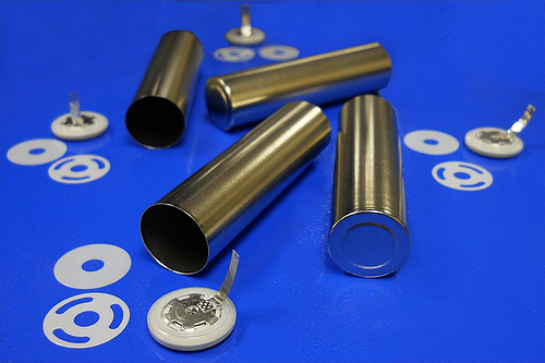 18650 Cylinder Cell Case With Anti-Explosive Cap And Insulation O-Ring