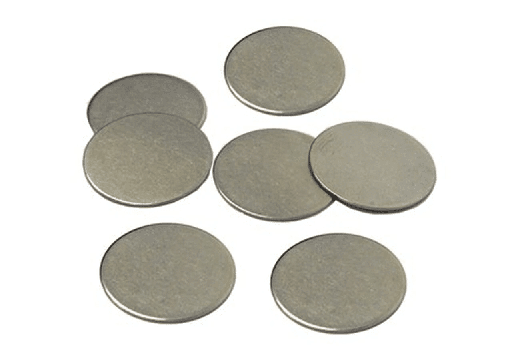 Coin cell spacers - Aluminium